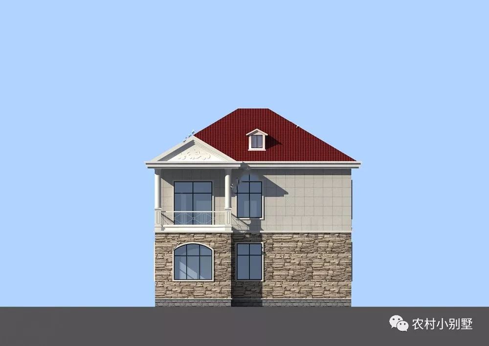 10x10米二層農(nóng)村小樓設(shè)計圖，小戶型精選