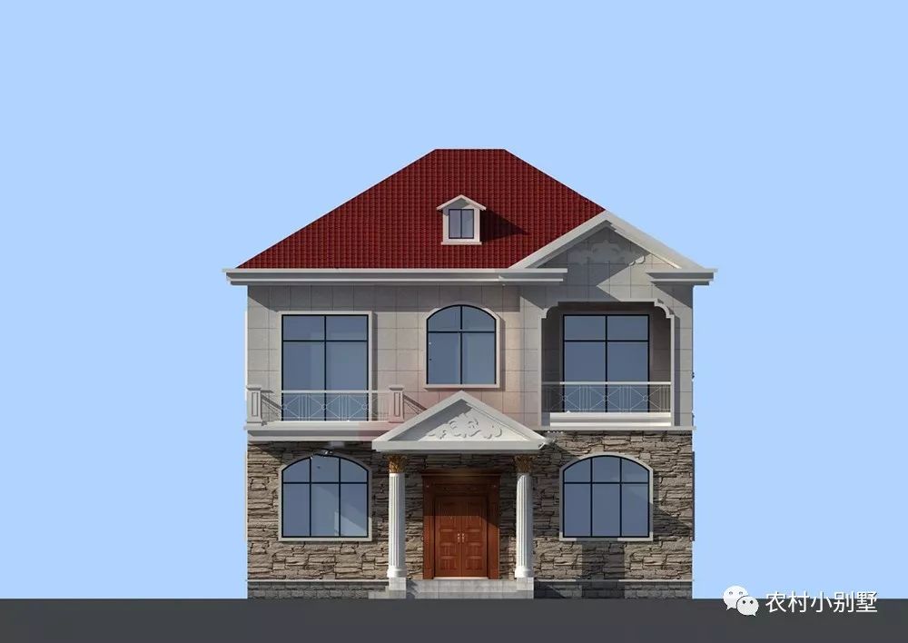 10x10米二層農(nóng)村小樓設(shè)計圖，小戶型精選