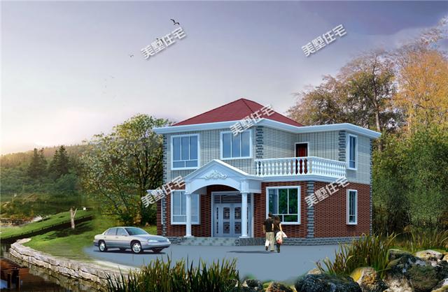 三款時尚二層別墅設計圖，造價20萬左右，都是現在流行的款式