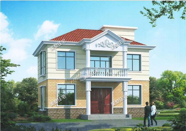 三款時尚二層別墅設計圖，造價20萬左右，都是現在流行的款式