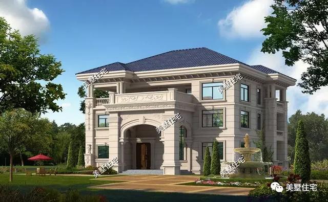 5款農(nóng)村時(shí)尚別墅設(shè)計(jì)圖，帶挑高客廳和大露臺(tái)，第3款讓人眼前一亮