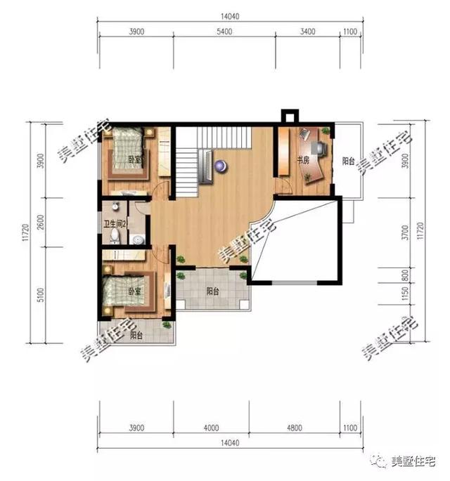 5款農(nóng)村時(shí)尚別墅設(shè)計(jì)圖，帶挑高客廳和大露臺(tái)，第3款讓人眼前一亮