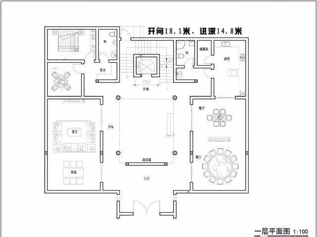 這套別墅設計圖適合家中人口多的家庭建，保證讓你不再擔心因家里人口多而帶來的問題