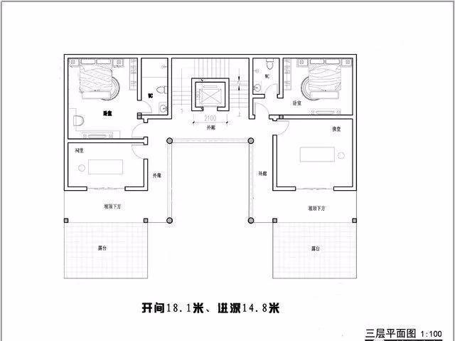 這套別墅設計圖適合家中人口多的家庭建，保證讓你不再擔心因家里人口多而帶來的問題