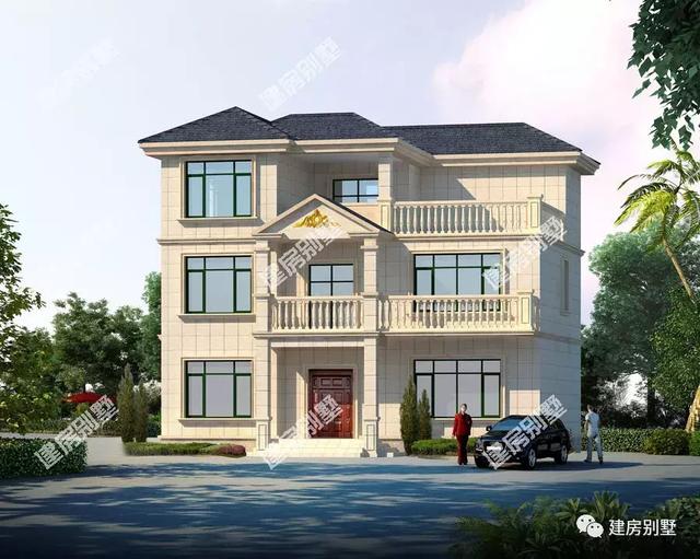 開間為12.8米的幾款農村別墅設計圖，一棟房子一個溫暖的家