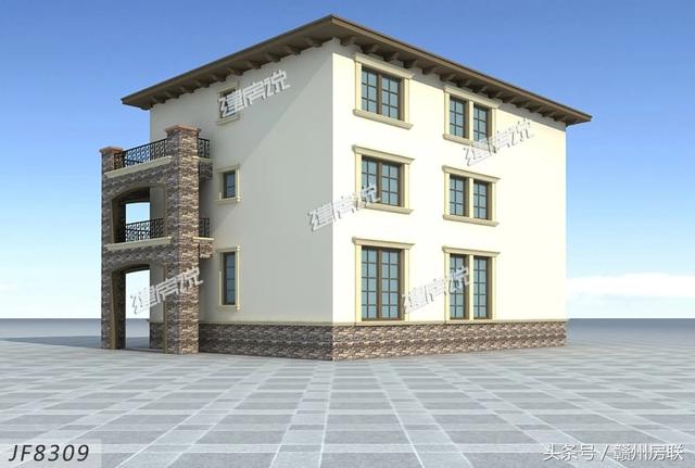 田園風(fēng)格的別墅設(shè)計(jì)圖，賺了錢一定要建一棟這么漂亮的別墅