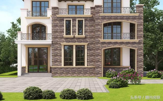 田園風(fēng)格的別墅設(shè)計(jì)圖，賺了錢一定要建一棟這么漂亮的別墅