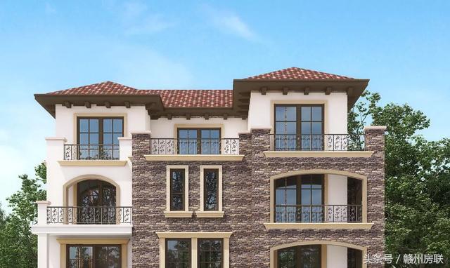 田園風(fēng)格的別墅設(shè)計(jì)圖，賺了錢一定要建一棟這么漂亮的別墅