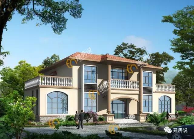 分享5款農村二層別墅設計圖，外觀精美，布局實用，造價經濟