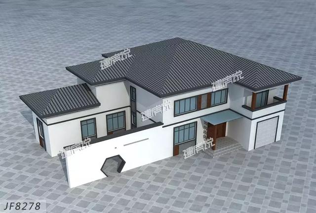 分享5款農村二層別墅設計圖，外觀精美，布局實用，造價經濟