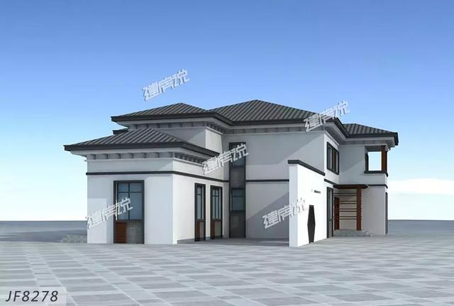 分享5款農村二層別墅設計圖，外觀精美，布局實用，造價經濟