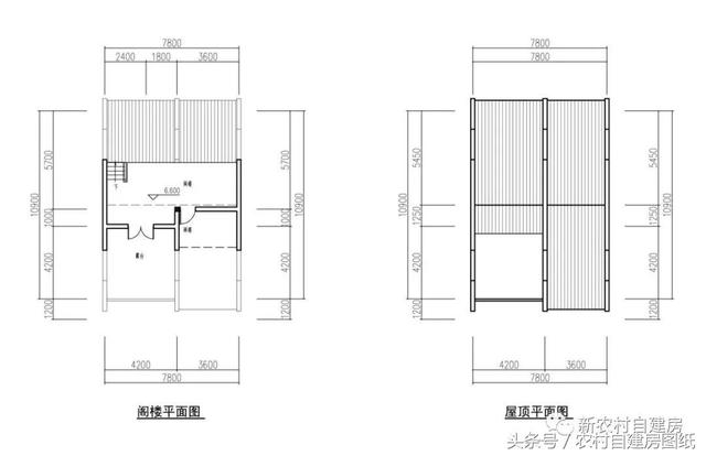 7款小戶型農村別墅設計圖，100平以內，小面積也可以建好房
