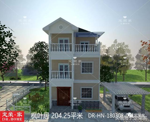 推薦3款三層別墅設計圖，經濟實用戶型精美，家里的老房子可以翻新再蓋蓋了