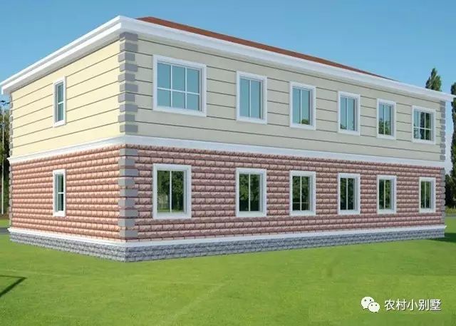 3套比較簡單的雙拼別墅圖，造價低哦，后悔看到的太遲了