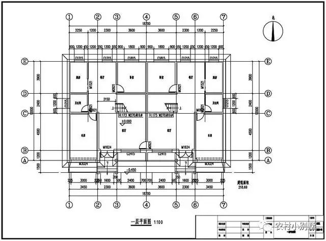 3套比較簡單的雙拼別墅圖，造價低哦，后悔看到的太遲了