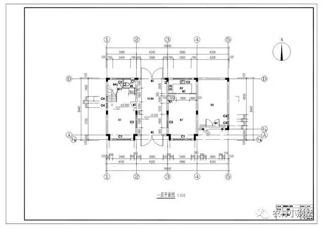 16.5米面寬8.5米進(jìn)深二層豪華歐式別墅設(shè)計(jì)圖，全套施工圖