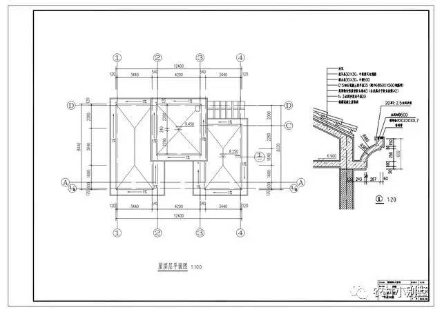 16.5米面寬8.5米進(jìn)深二層豪華歐式別墅設(shè)計(jì)圖，全套施工圖