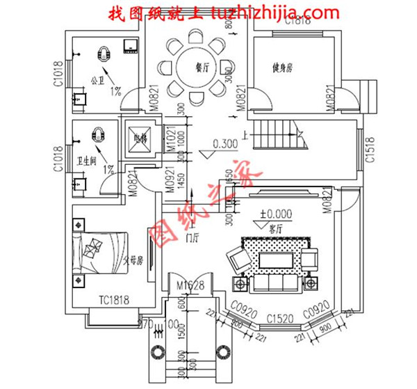 5套現代三層民房設計圖，附實拍效果圖