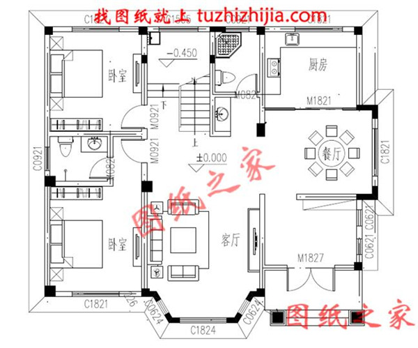 5套現代三層民房設計圖，附實拍效果圖