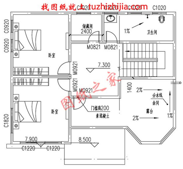 5套現代三層民房設計圖，附實拍效果圖