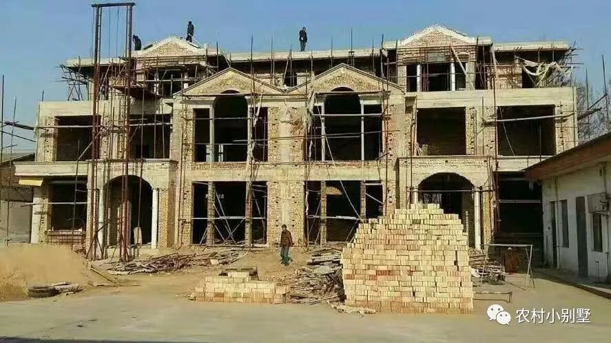 28x11米兄弟三層雙拼別墅圖，農村自建非常洋氣！