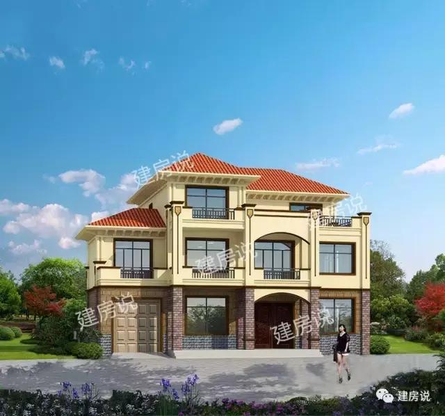 五款三層別墅設計圖，不但漂亮又實用，花錢不多，戶型也贊！