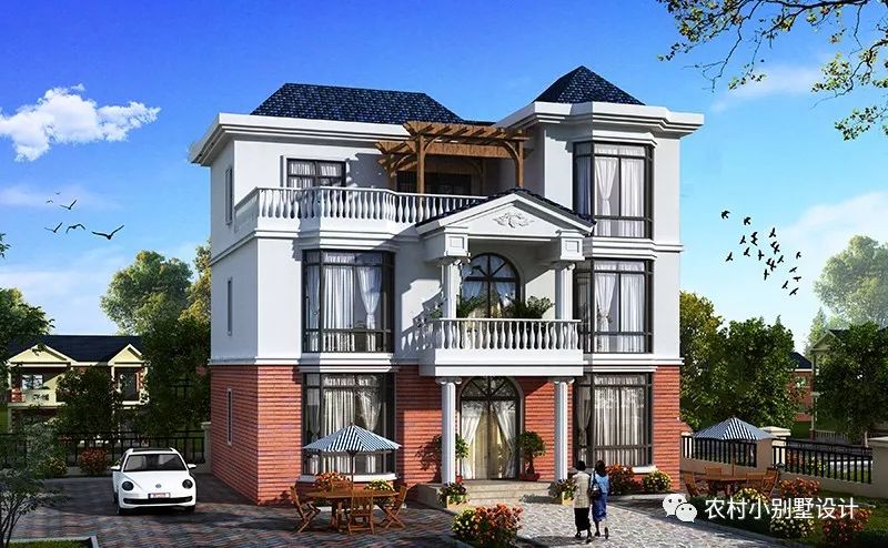 11X12米三層鄉(xiāng)村品質(zhì)別墅設(shè)計(jì)圖，這才是我想要的農(nóng)村別墅