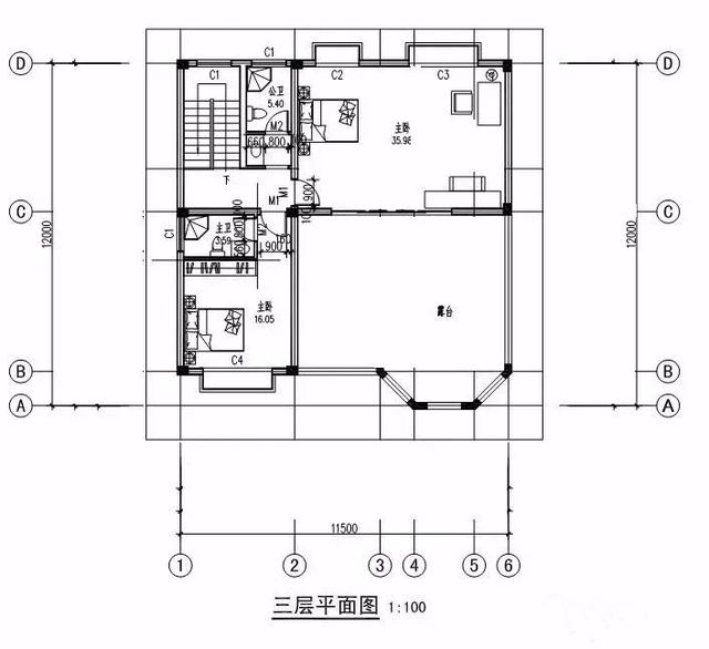 三層農村自建房，帶露臺和車庫小洋房，造價25-30萬，實用好看造價也不高。