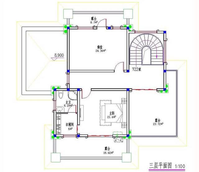 三層帶挑空客廳農村自建房，豪華大氣，造價40萬，合適農村建房。