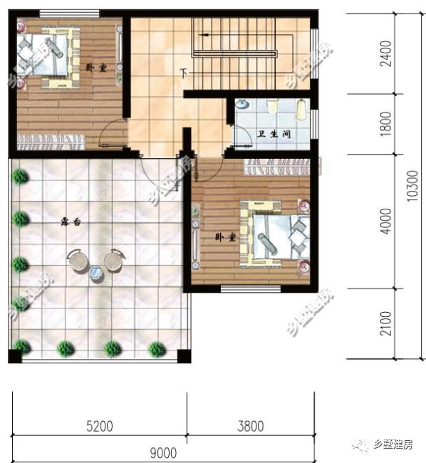 開間只有9米，卻能住5戶家庭，車庫、露臺還都不少，我都心動了，你們呢？