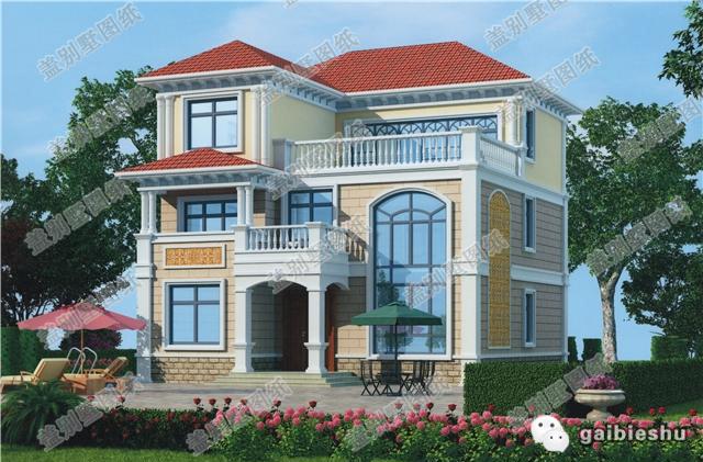 兩款簡歐式農村自建房，造價30萬，施工難度低，成本低。