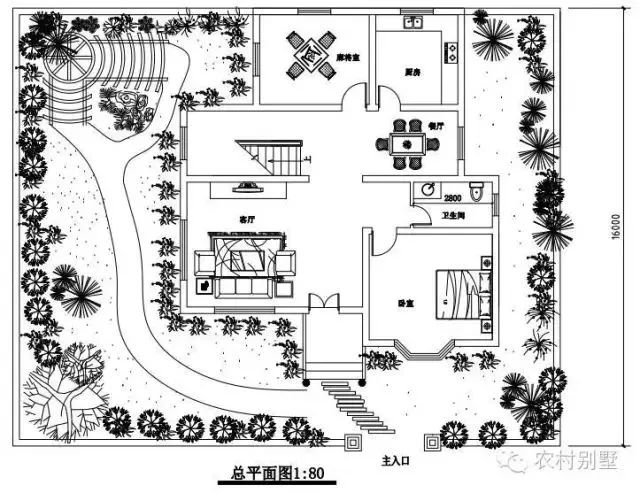 占地120平普通二層房屋設計圖，戶型符合農村生活需求