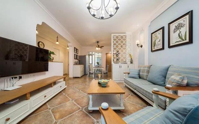 110平三居室美式風格裝修，設計師的設計太棒了，尤其是臥室，很漂亮！