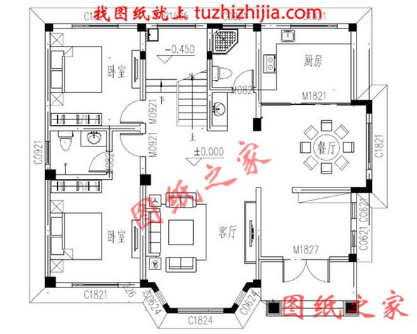 推薦3套農(nóng)村三層樓房圖，造價17萬到25萬