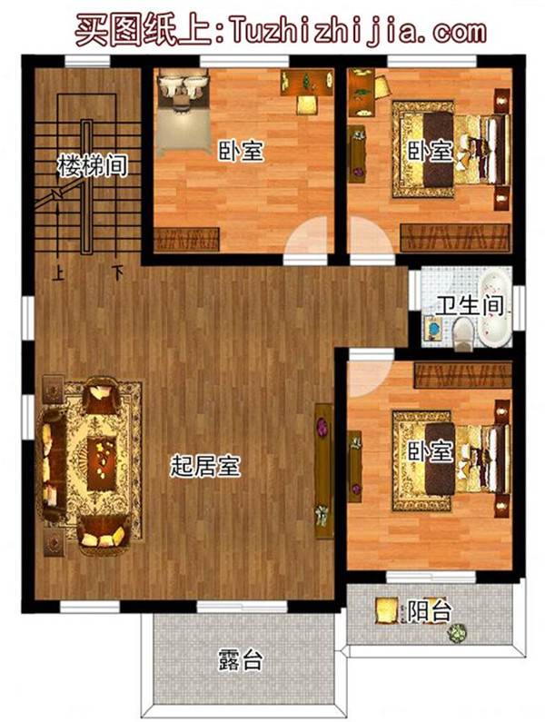 推薦3套農(nóng)村三層樓房圖，造價17萬到25萬