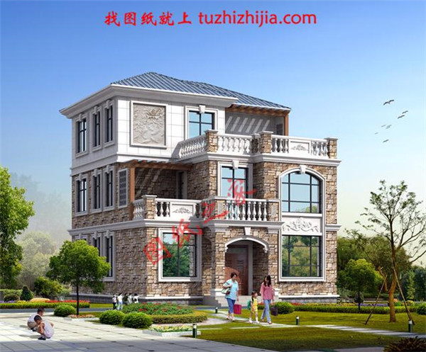 推薦3套農(nóng)村三層樓房圖，造價17萬到25萬