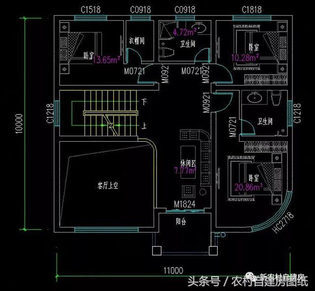 兩棟面積一樣的三層別墅設計圖，一款時尚大氣，一款簡單實用，你更喜歡哪一款呢？