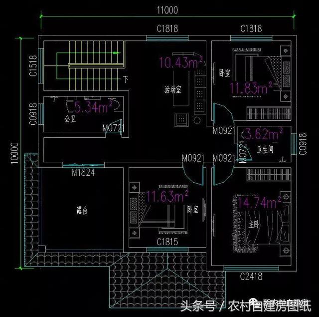 兩棟面積一樣的三層別墅設計圖，一款時尚大氣，一款簡單實用，你更喜歡哪一款呢？