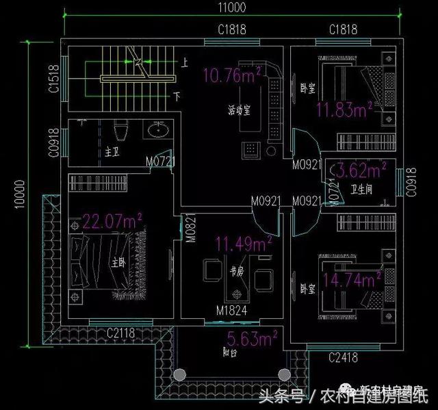 兩棟面積一樣的三層別墅設計圖，一款時尚大氣，一款簡單實用，你更喜歡哪一款呢？