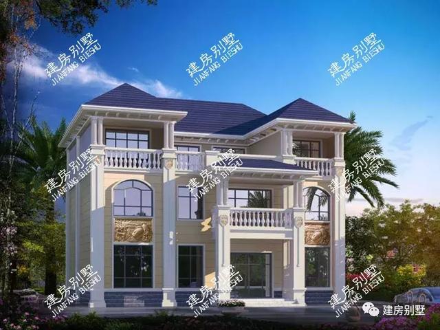 兩棟面寬16米多的三層農村自建房，二棟堪稱經典，第后一棟外觀華麗，建的很是霸氣。