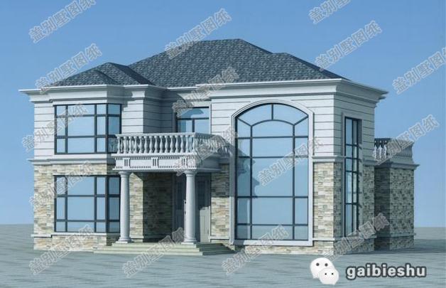 簡歐二層農村自建房，大氣美觀，主體造價32萬左右