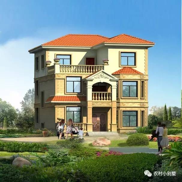 12款農(nóng)村蓋房三層小樓房設(shè)計(jì)圖，全村搶著建