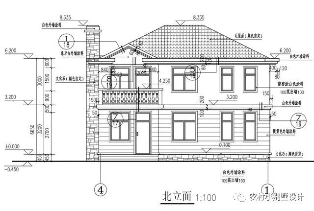 11X9米二層簡單農村住宅圖，氣質很適合農村建