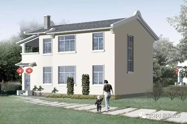 11X9米二層簡單農村住宅圖，氣質很適合農村建