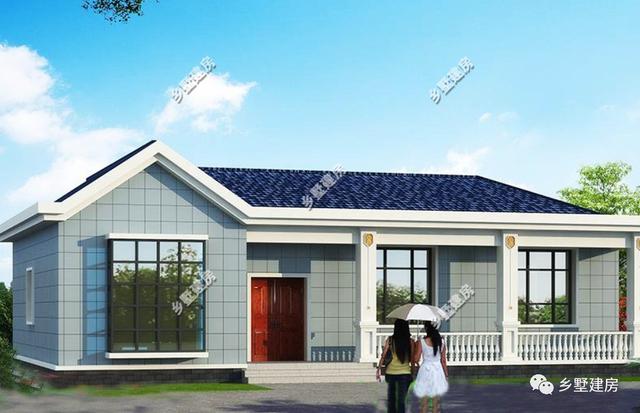 三棟農村一層小平房，只需要11萬就能建成，不僅經濟實用，外觀還好看到爆炸！