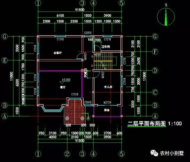 11.5x11米三層住宅設計圖，實用坡屋頂帶露臺