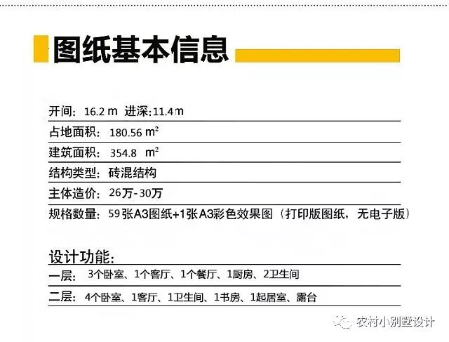 占地180平四間兩層小樓房設計圖，打造奢華美墅之范