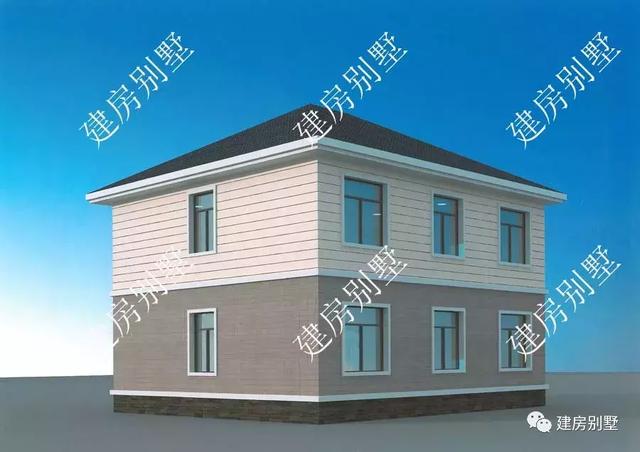 兩棟框架結(jié)構(gòu)二層別墅設(shè)計(jì)圖，整體設(shè)計(jì)精致實(shí)用