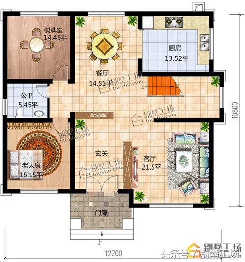 2026年新款農村二層別墅戶型設計，帶超大臥室和露臺花園，你一定喜歡