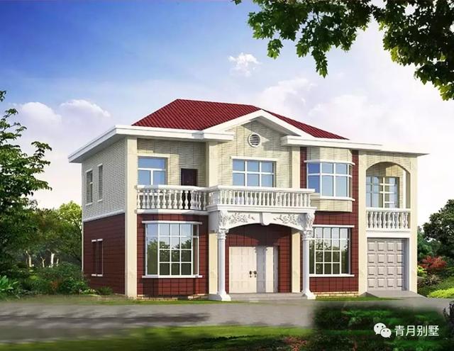 二層小別墅設(shè)計(jì)圖，16.2米×11.6米，這款戶型功能設(shè)計(jì)完善，非常符合住戶需求